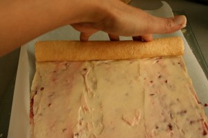 Roll inwards towards yourself