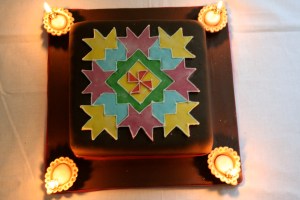 Rangoli cake