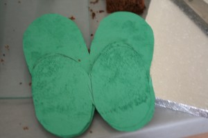 Cut-outs for wellies