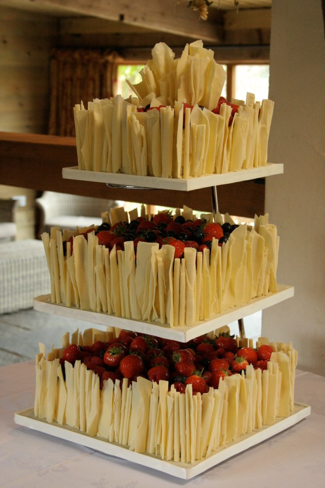 Berries and white chocolate